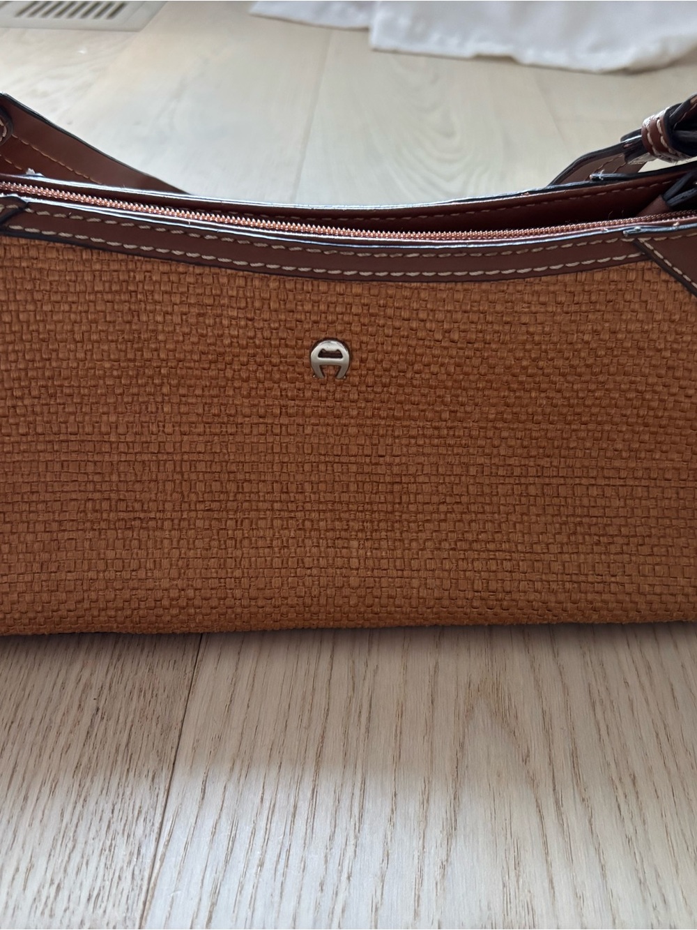 Etienne Aigner woven shoulder bag